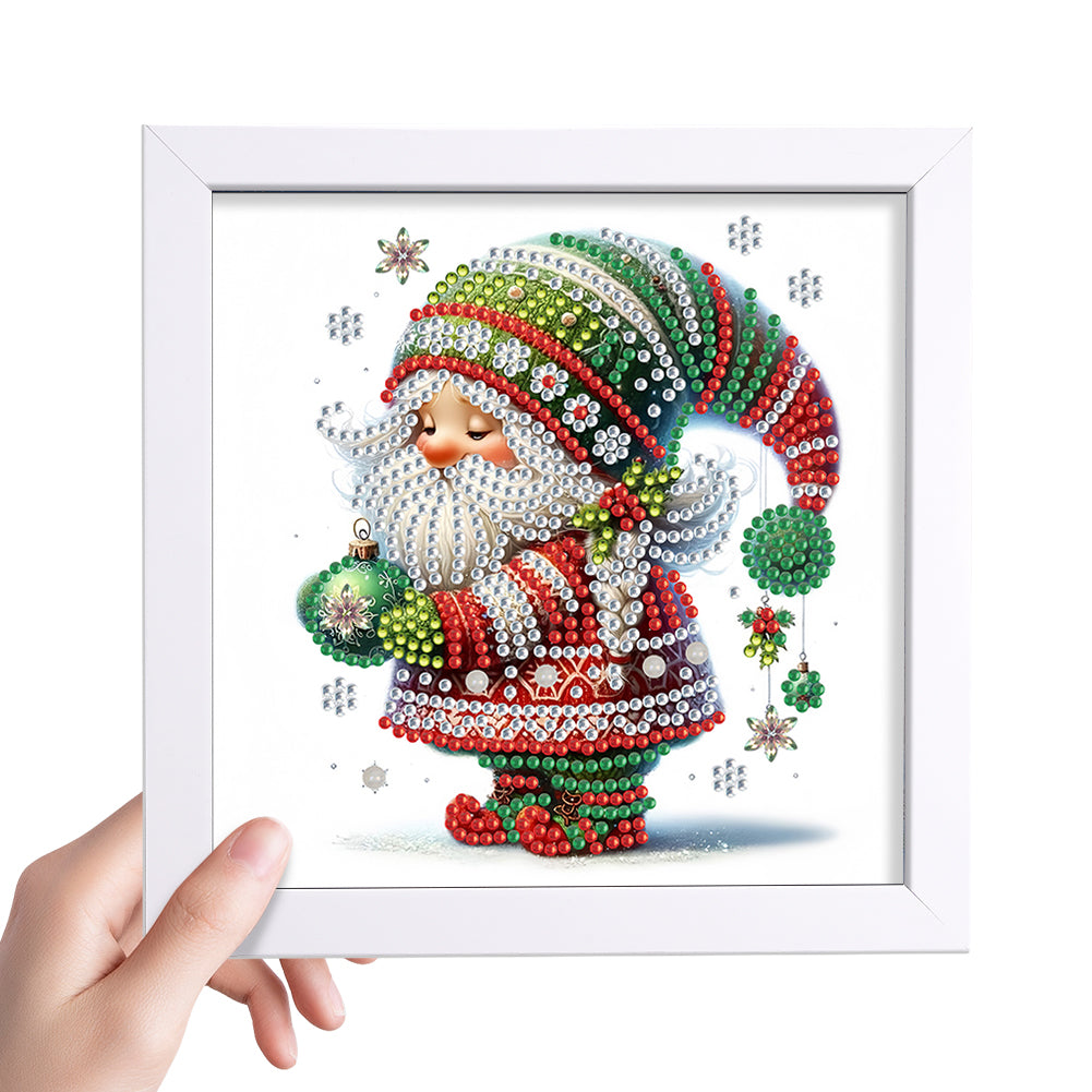 Christmas Gnome - Special Shaped Drill Diamond Painting 18*18CM