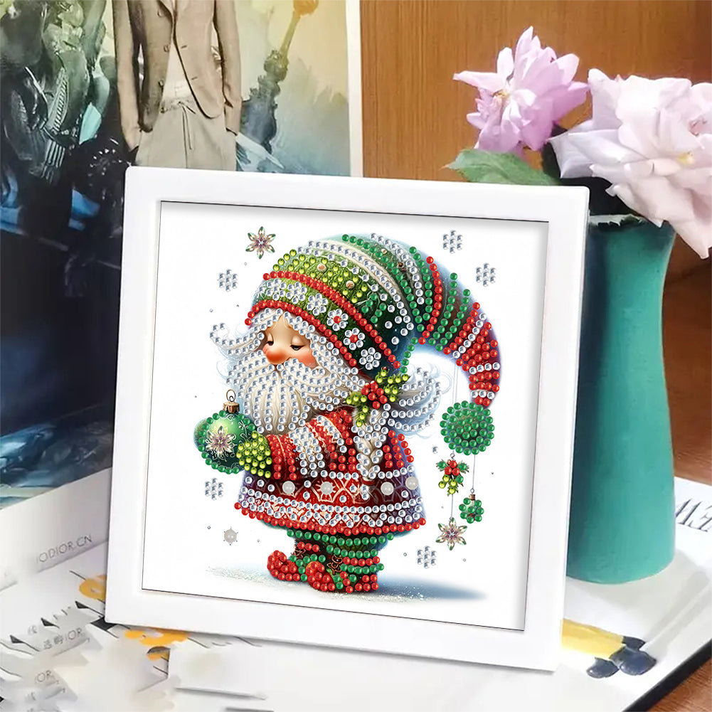 Christmas Gnome - Special Shaped Drill Diamond Painting 18*18CM