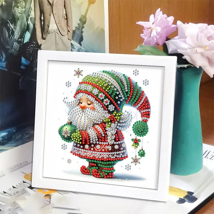 Christmas Gnome - Special Shaped Drill Diamond Painting 18*18CM