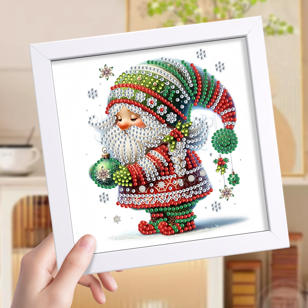 Christmas Gnome - Special Shaped Drill Diamond Painting 18*18CM
