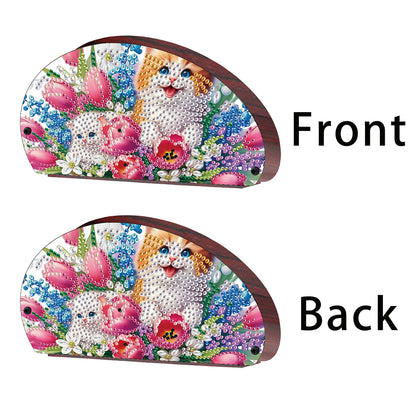 Wooden Animals DIY Rhinestones Storage Holder Diamond Painting Organizer Rack
