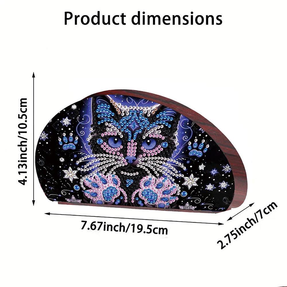 Wooden Animals DIY Rhinestones Storage Holder Diamond Painting Organizer Rack