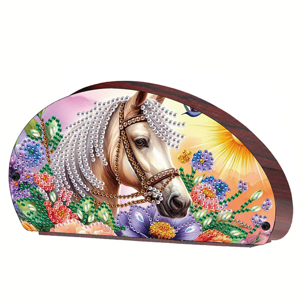 Wooden Animals DIY Rhinestones Storage Holder Diamond Painting Organizer Rack