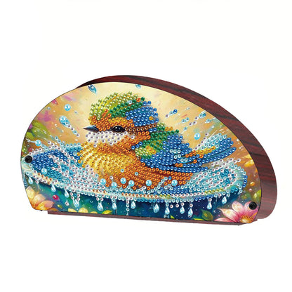Wooden Animals DIY Rhinestones Storage Holder Diamond Painting Organizer Rack