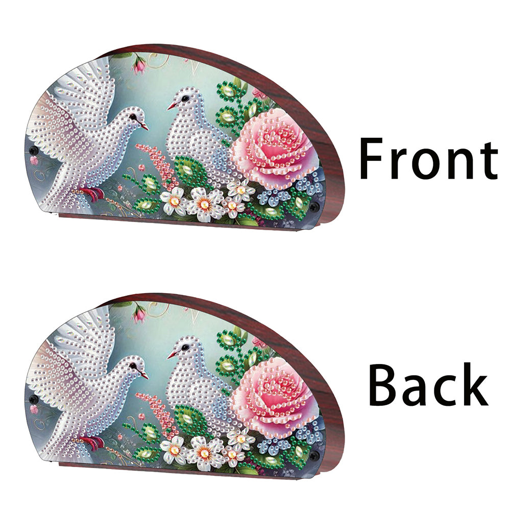 Wooden Animals DIY Rhinestones Storage Holder Diamond Painting Organizer Rack