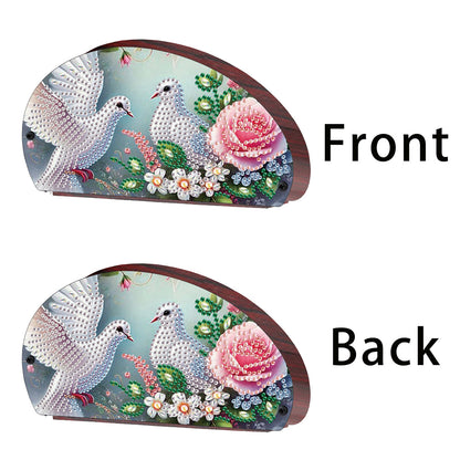 Wooden Animals DIY Rhinestones Storage Holder Diamond Painting Organizer Rack