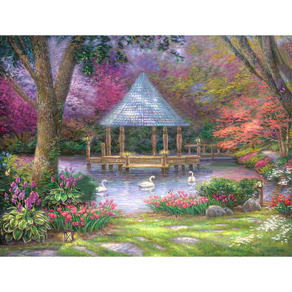 Rural House - Full Square Drill Diamond Painting 40*30CM