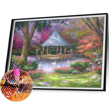 Rural House - Full Square Drill Diamond Painting 40*30CM