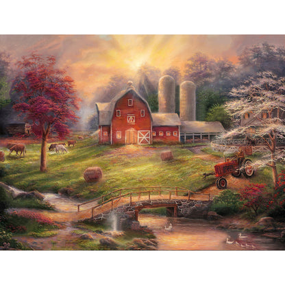 Rural House - Full Square Drill Diamond Painting 40*30CM