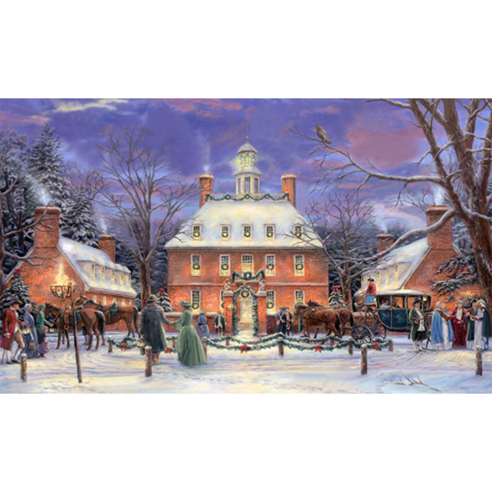 Castle - Full Square Drill Diamond Painting 50*30CM