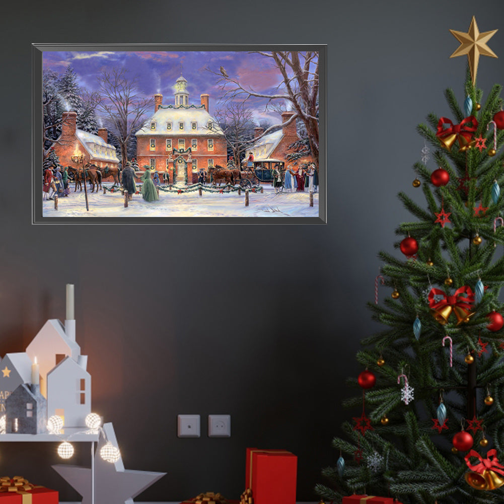 Castle - Full Square Drill Diamond Painting 50*30CM