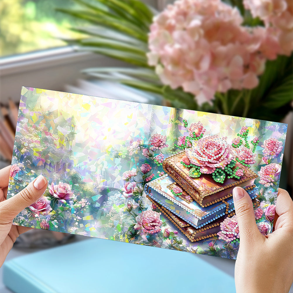 8/12pcs Diamond Painting Greeting Cards Handmade Diamond Art Cards for Adults