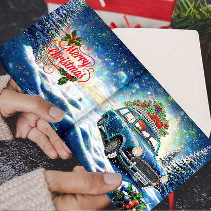 8/12pcs Diamond Painting Greeting Cards Handmade Diamond Art Cards for Adults