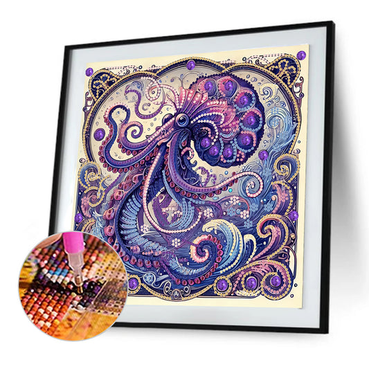 Octopus - Special Shaped Drill Diamond Painting 30*30CM
