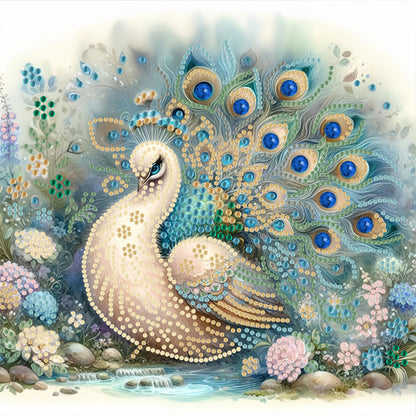 Peacock - Special Shaped Drill Diamond Painting 30*30CM