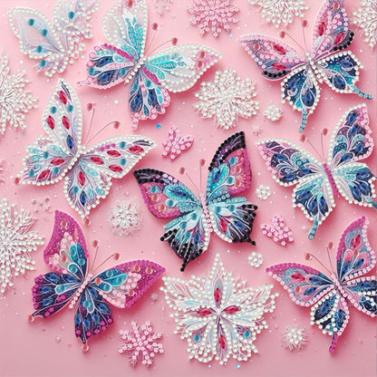 Butterfly - Special Shaped Drill Diamond Painting 30*30CM