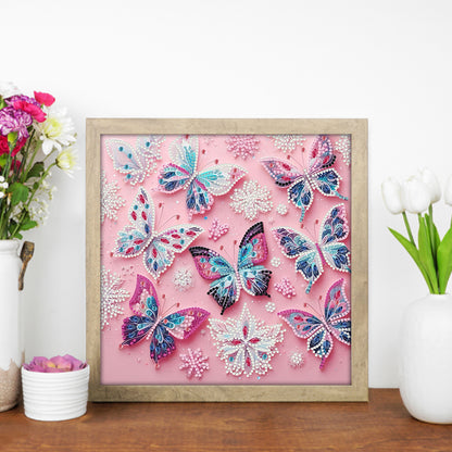 Butterfly - Special Shaped Drill Diamond Painting 30*30CM