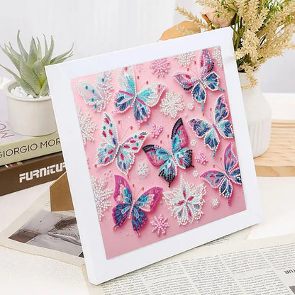 Butterfly - Special Shaped Drill Diamond Painting 30*30CM