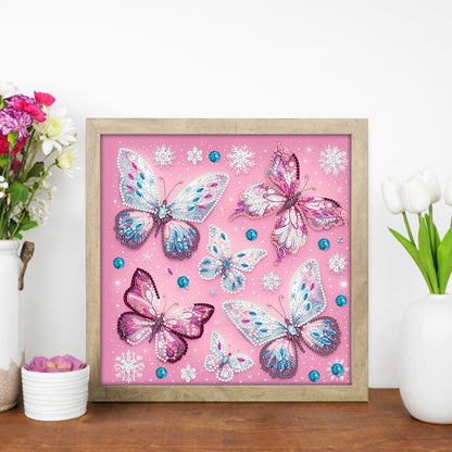 Butterfly - Special Shaped Drill Diamond Painting 30*30CM