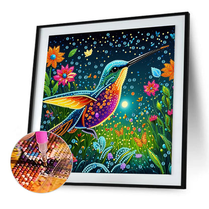 Hummingbird - Special Shaped Drill Diamond Painting 30*30CM