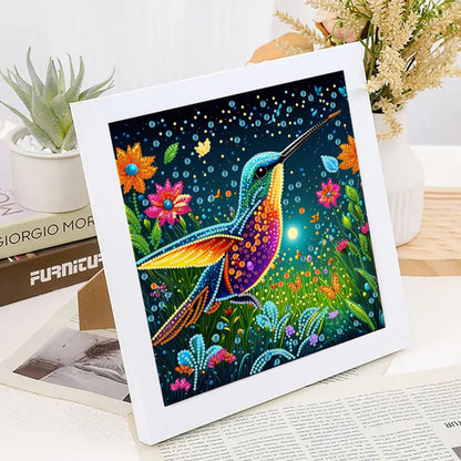 Hummingbird - Special Shaped Drill Diamond Painting 30*30CM