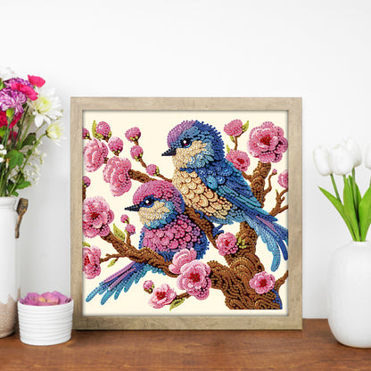 Bluebird - Special Shaped Drill Diamond Painting 30*30CM