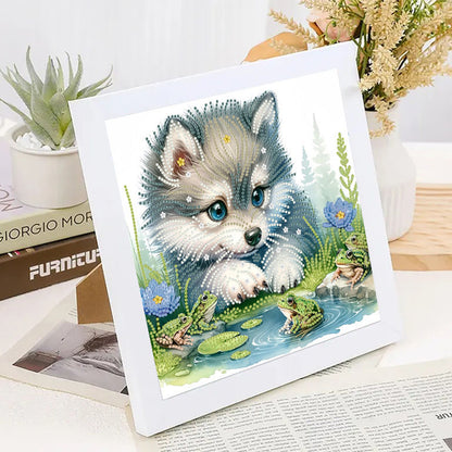 Wolf - Special Shaped Drill Diamond Painting 30*30CM