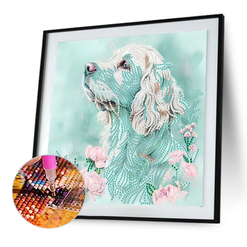 Dog - Special Shaped Drill Diamond Painting 30*30CM