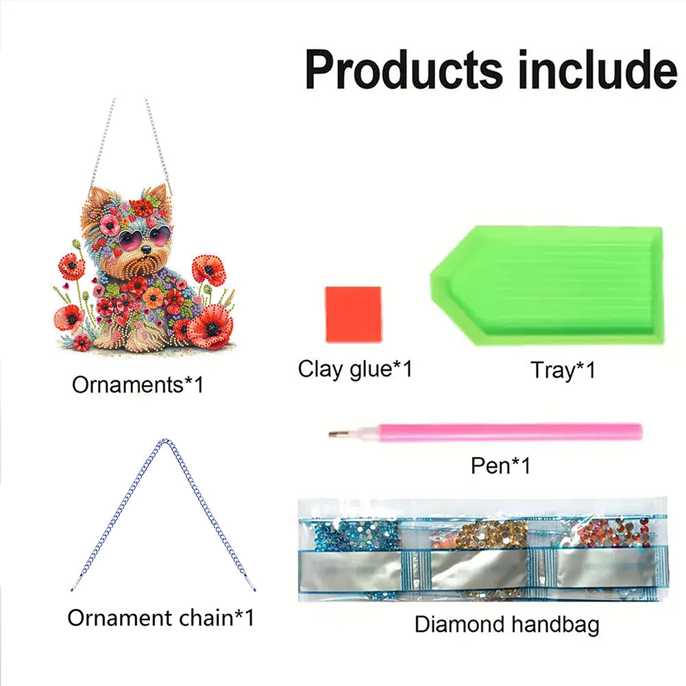 2D Flat DIY Diamond Art Pendant Diamond Painting Set Home Wall Decoration Crafts