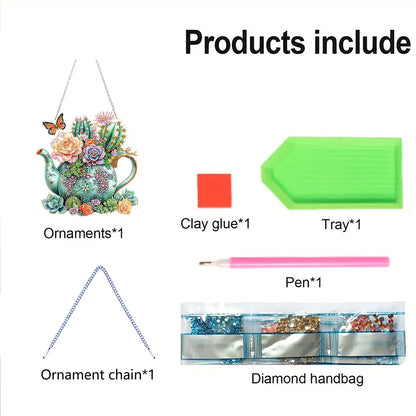 2D Flat DIY Diamond Art Pendant Diamond Painting Set Home Wall Decoration Crafts