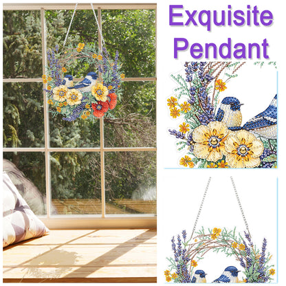 2D Flat DIY Diamond Art Pendant Diamond Painting Set Home Wall Decoration Crafts