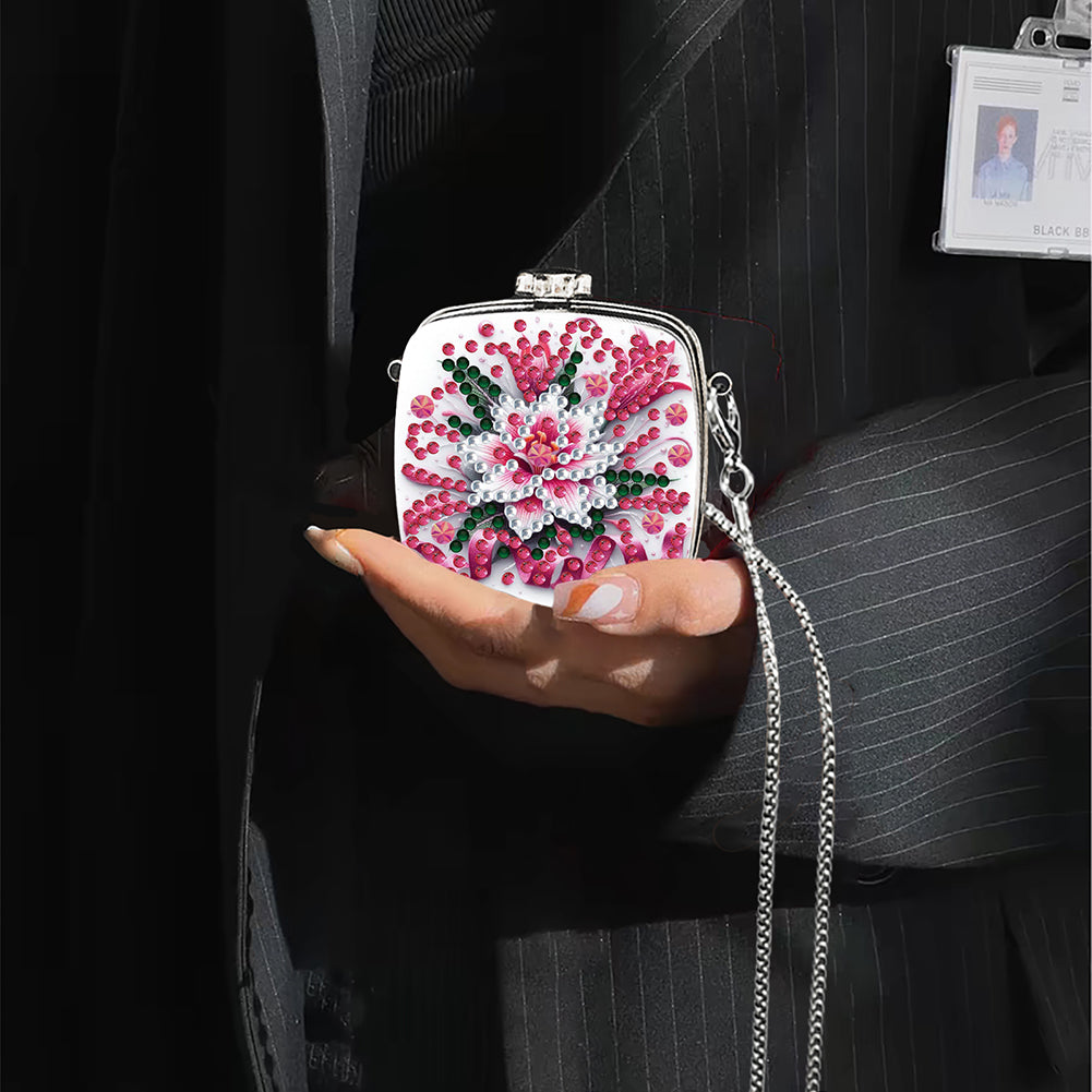 DIY Diamond Painting Small Shoulder Bag Portable Cosmetic Pouch Envelope Clutch