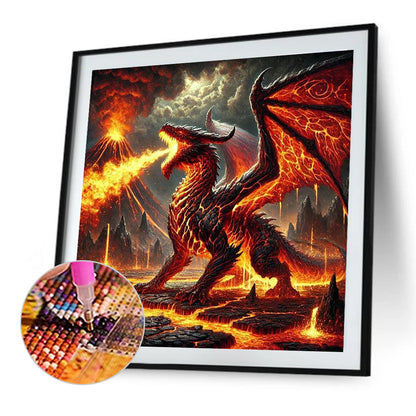 Dragon - Full Round Drill Diamond Painting 40*40CM