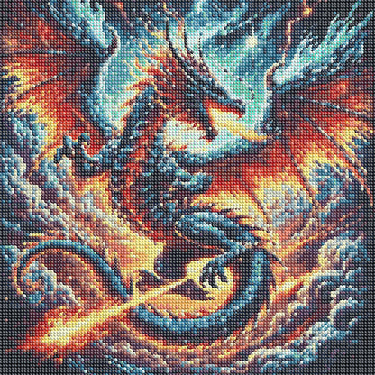 Dragon - Full Round Drill Diamond Painting 40*40CM