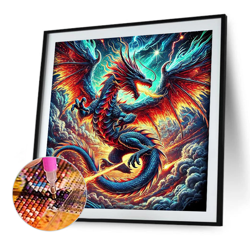 Dragon - Full Round Drill Diamond Painting 40*40CM