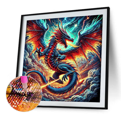 Dragon - Full Round Drill Diamond Painting 40*40CM