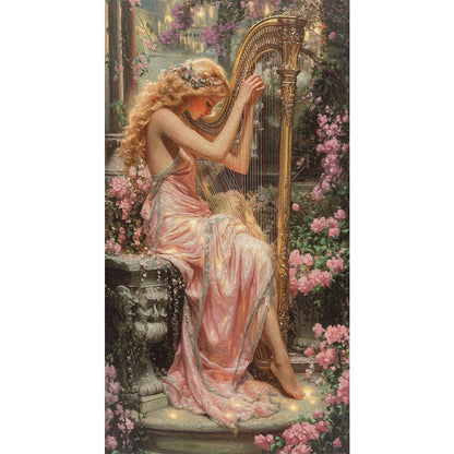 Girl - Full Round Drill Diamond Painting 40*70CM