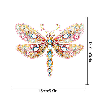 2pcs 2D Flat DIY Diamond Art Pendant Diamond Painting Set Wall Door Decoration