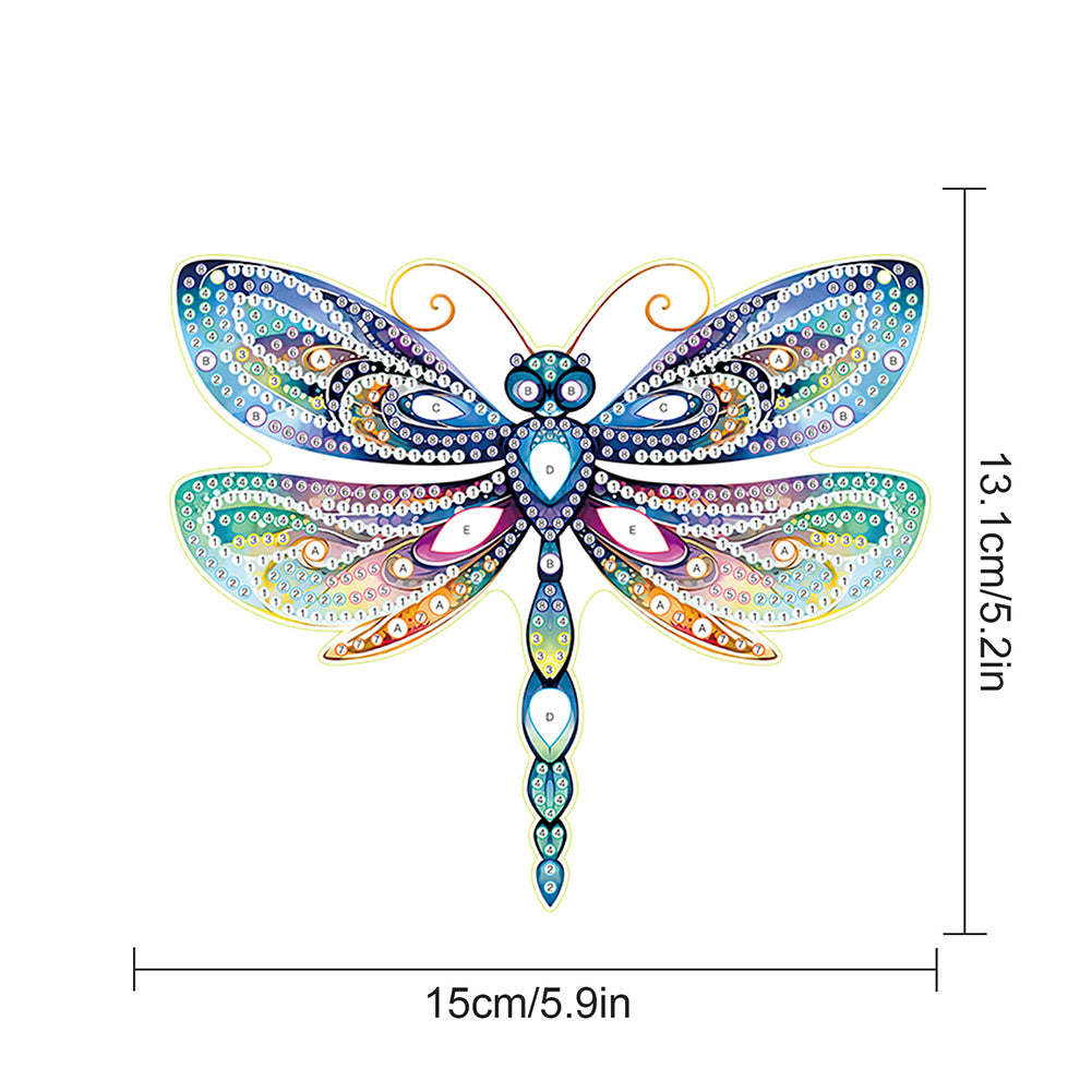 2pcs 2D Flat DIY Diamond Art Pendant Diamond Painting Set Wall Door Decoration