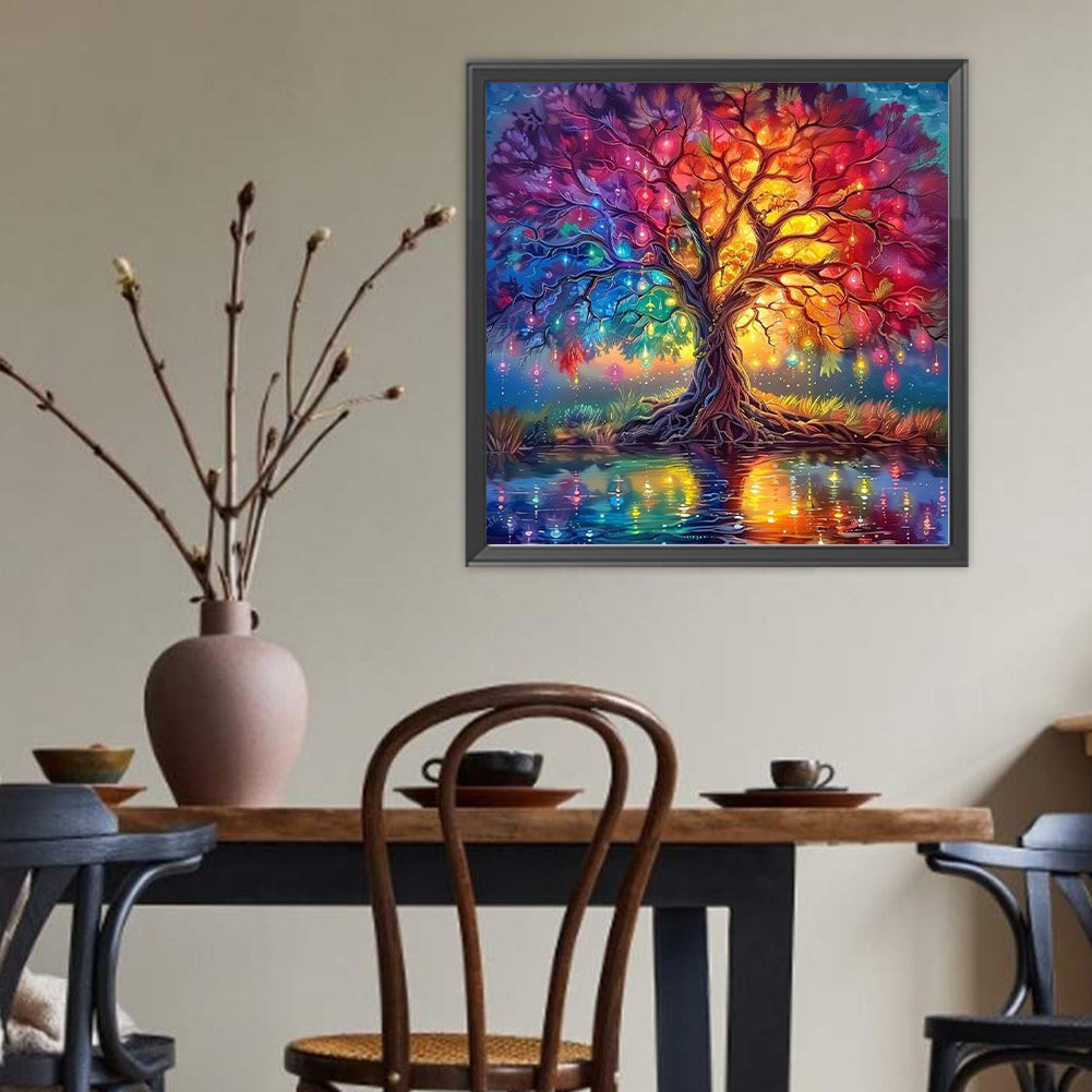 Dream Tree - Full Round Drill Diamond Painting 50*50CM