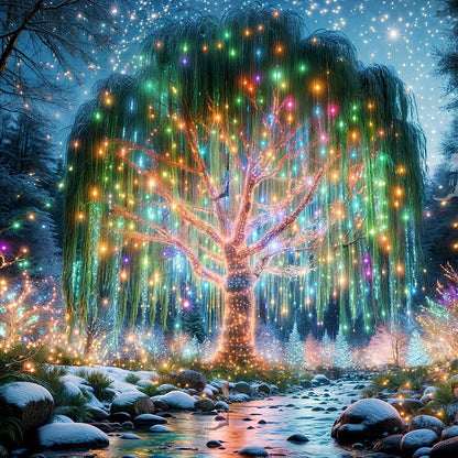 Dream Tree - Full Round Drill Diamond Painting 50*50CM