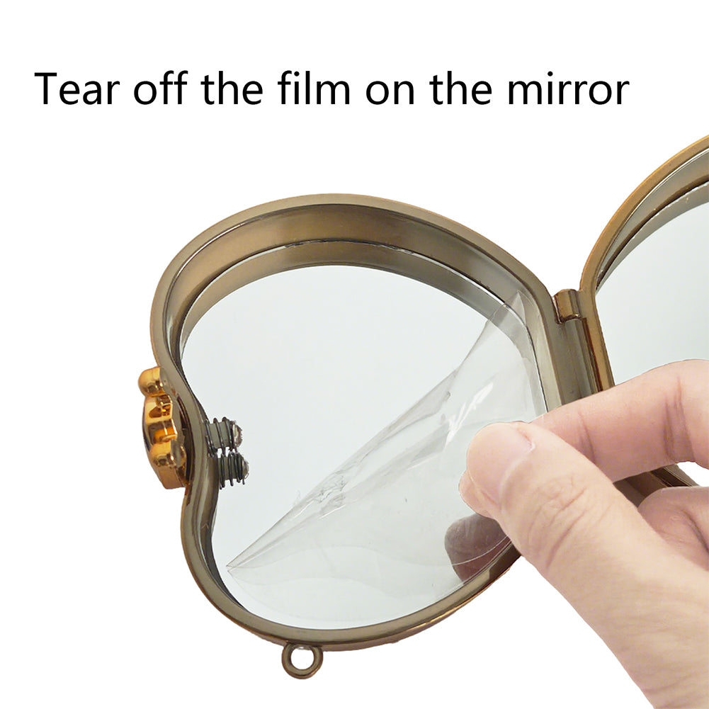 Peacock Diamond Art Storage Case Diamond Painting Mirror Organizer Box for Women