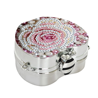 2Pcs Succulent Diamond Art Storage Case Rhinestone Jewelry Box 5D Diy Coin Purse