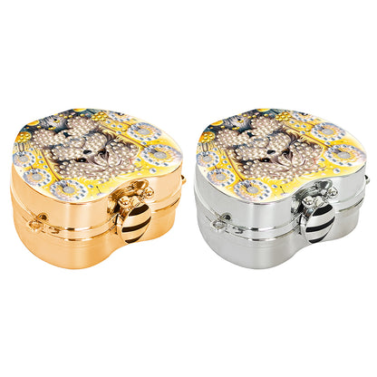 2Pcs Succulent Diamond Art Storage Case Rhinestone Jewelry Box 5D Diy Coin Purse