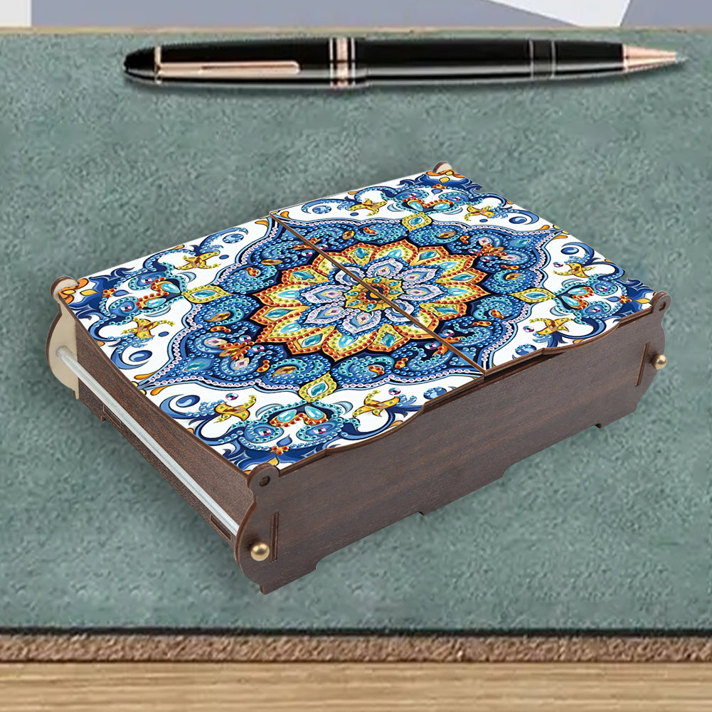 Diamond Painting Storage Box DIY 5D Diamond Painting Jewelry Box for Women Girls