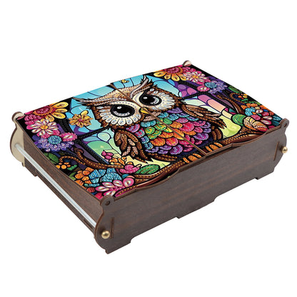 Diamond Painting Storage Box DIY 5D Diamond Painting Jewelry Box for Women Girls