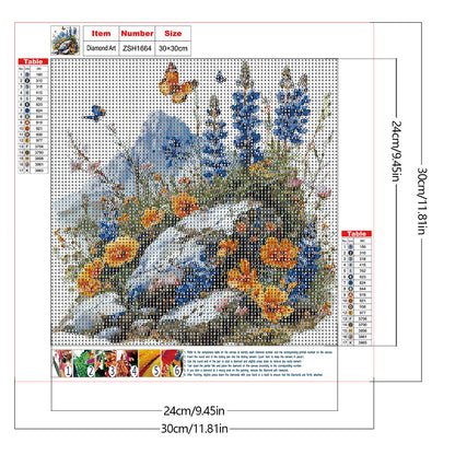 Flower Bouquet - Full Round Drill Diamond Painting 30*30CM