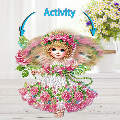 Acrylic Shaking Head Animal Diamond Painting Desktop Decors Bedroom Table Decor