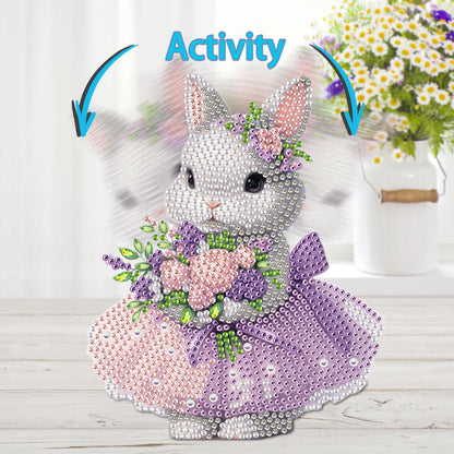 Acrylic Shaking Head Animal Diamond Painting Desktop Decors Bedroom Table Decor