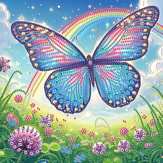 Butterfly - Special Shaped Drill Diamond Painting 30*30CM